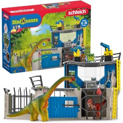 Schleich DINOSAURS Grande station de recherche Dino 41462 72 pièces Coffret de jeu à partir de 5 ans coffret avec figurines, nombreuses fonctions et accessoires Schleich DINOSAURS Grande station de recherche Dino 41462 72 pièces Coffret de jeu à partir de 5 ans coffret avec figurines, nombreuses fonctions et accessoires