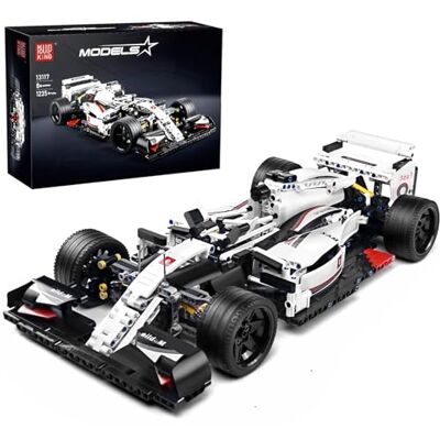 Mould King Technique Formula Kit de construction de voiture de course 1235 pièces pour enfants Objet de collection Cadeau pour garçons et filles à partir de 10 ans ou fans adultes (version Mould King Technique Formula Kit de construction de voiture de course 1235 pièces pour enfants Objet de collection Cadeau pour garçons et filles à partir de 10 ans ou fans adultes (version