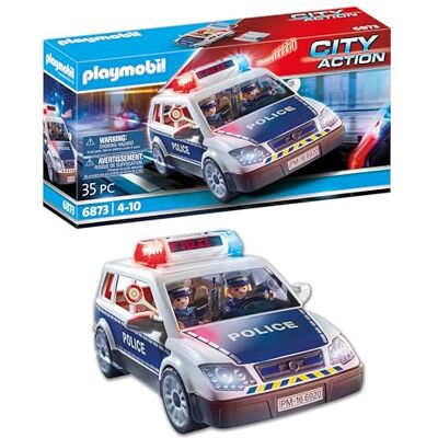 Playmobil 6873 Voiture de police version allemande Playmobil 6873 Voiture de police version allemande