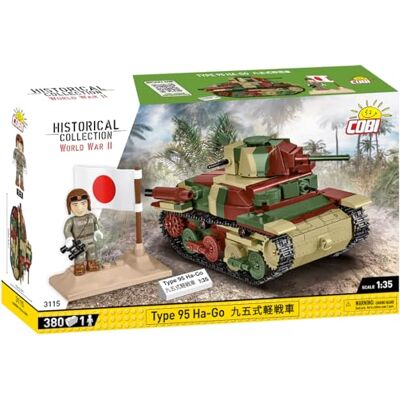 COBI Type 95 Ha-Go Scale 1:35, Dunkelgrün COBI Type 95 Ha-Go Scale 1:35, Dunkelgrün