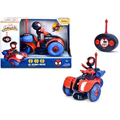 Jada Marvel RC Miles Morales Crawler 17cm Voiture Télécommandée Figurine Miles Morales Incluse Dès 3 Ans 203223001 Jada Marvel RC Miles Morales Crawler 17cm Voiture Télécommandée Figurine Miles Morales Incluse Dès 3 Ans 203223001
