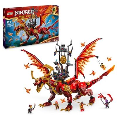 Lego NINJAGO Le Dragon Source du Mouvement Jouet de Construction Ninja Avec Figurines de Créatures Mythiques Cadeau d’Anniversaire pour Enfants Garçons et Filles dès 12 Ans 71822 Lego NINJAGO Le Dragon Source du Mouvement Jouet de Construction Ninja Avec Figurines de Créatures Mythiques Cadeau d’Anniversaire pour Enfants Garçons et Filles dès 12 Ans 71822