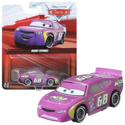 Mattel GRR54 Voiture de Casting Disney, Manny Flywheel, échelle 1:55 Mattel GRR54 Voiture de Casting Disney, Manny Flywheel, échelle 1:55