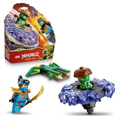 Lego NINJAGO Nya contre la Toupie du Monstre Mutant Jouet Ninja avec Lanceur de Style Battling Tops 2 Minifigurines Cadeau d'Anniversaire pour Garçon ou Fan dès 6 ans 71849 Lego NINJAGO Nya contre la Toupie du Monstre Mutant Jouet Ninja avec Lanceur de Style Battling Tops 2 Minifigurines Cadeau d'Anniversaire pour Garçon ou Fan dès 6 ans 71849