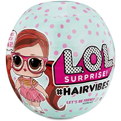L.O.L. Surprise! LOL Surprise Poupées collectionnables pour filles – Avec 15 surprises et des perruques interchangeables – Poupées #Hairvibes L.O.L. Surprise! LOL Surprise Poupées collectionnables pour filles – Avec 15 surprises et des perruques interchangeables – Poupées #Hairvibes