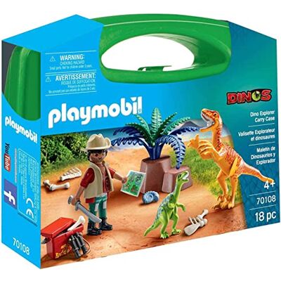 Playmobil 70108 Valisette Explorateur et Dinosaures Playmobil 70108 Valisette Explorateur et Dinosaures