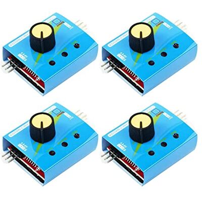 Fasizi Lot de 4 servomoteurs RC multi-3 canaux ECS régulateur de vitesse de régularité de canaux d'alimentation, compteur CCPM avec inverseur – 2 pièces Fasizi Lot de 4 servomoteurs RC multi-3 canaux ECS régulateur de vitesse de régularité de canaux d'alimentation, compteur CCPM avec inverseur – 2 pièces