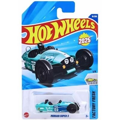 Hot Wheels Morgan Super 3 Factory Fresh Maquette Voiture Échelle 1/5 Bleu sarcelle Hot Wheels Morgan Super 3 Factory Fresh Maquette Voiture Échelle 1/5 Bleu sarcelle