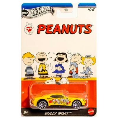Hot Wheels Voiture Modèle Peanut Bully Goat Série : Themed Entertainment Échelle 1:64 Cartoon Thème du personnage Peanuts (75e anniversaire) Pour enfants (unisexe) Hot Wheels Voiture Modèle Peanut Bully Goat Série : Themed Entertainment Échelle 1:64 Cartoon Thème du personnage Peanuts (75e anniversaire) Pour enfants (unisexe)