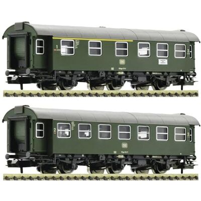Fleischmann 809911 Ensemble de 2 wagons de conversion DB - Voiture depassagers Fleischmann 809911 Ensemble de 2 wagons de conversion DB - Voiture depassagers