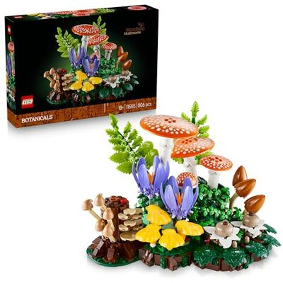 Lego Botanicals Les Champignons des Bois Set de Construction pour Adulte Plantes Artificielles avec Amanite Tue-Mouches & Fausses Fleurs Décoration de Chambre ou Salon Idée Cadeau DIY 11505 Lego Botanicals Les Champignons des Bois Set de Construction pour Adulte Plantes Artificielles avec Amanite Tue-Mouches & Fausses Fleurs Décoration de Chambre ou Salon Idée Cadeau DIY 11505