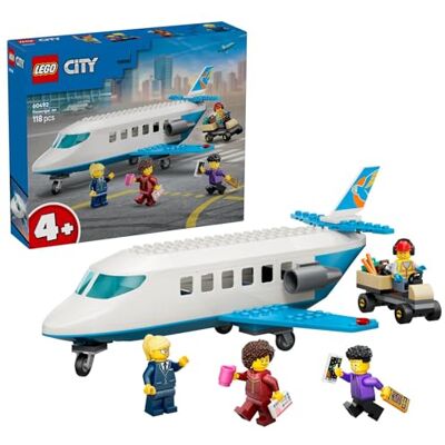 Lego City L’Avion de Tourisme Jouet de Construction Maquette de Jet avec 4 Minifigurines & Accessoires de Voyage Jeu Éducatif Idée de Cadeau d'Anniversaire pour Garçon dès 4 ans 60492 Lego City L’Avion de Tourisme Jouet de Construction Maquette de Jet avec 4 Minifigurines & Accessoires de Voyage Jeu Éducatif Idée de Cadeau d'Anniversaire pour Garçon dès 4 ans 60492