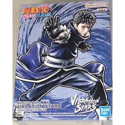 Banpresto Figurine d'action Obito Uchiha II Naruto Shippuden Vibration Stars, 14 cm, multicolore, BP88948P Banpresto Figurine d'action Obito Uchiha II Naruto Shippuden Vibration Stars, 14 cm, multicolore, BP88948P