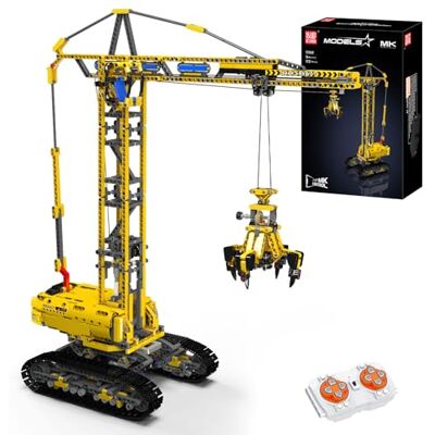 Mould King 17059 Modèle de grue à chenille télécommandée 1731 pièces Kit de construction de grue tournante Blocs de construction comme jouet et cadeau (à partir de 14 ans) Mould King 17059 Modèle de grue à chenille télécommandée 1731 pièces Kit de construction de grue tournante Blocs de construction comme jouet et cadeau (à partir de 14 ans)