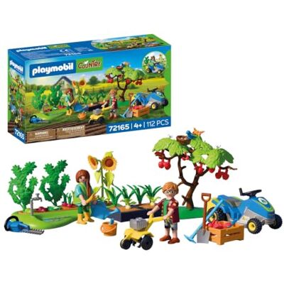 Playmobil Country Potager idyllique Set de jardin avec tondeuse autoportée, légumes récoltables et nombreux accessoires Pour les enfants à partir de 4 ans 72165 Playmobil Country Potager idyllique Set de jardin avec tondeuse autoportée, légumes récoltables et nombreux accessoires Pour les enfants à partir de 4 ans 72165