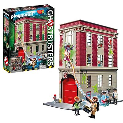 Playmobil Quartier Général Ghostbusters 9219, Noir Playmobil Quartier Général Ghostbusters 9219, Noir