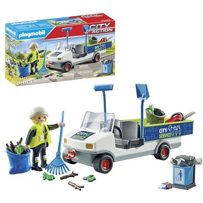 Playmobil Nettoyage urbain avec voiture électrique Playmobil Nettoyage urbain avec voiture électrique