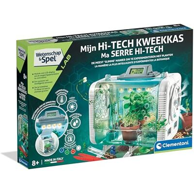 Clementoni High-Tech Green House, Kit Pour Cultiver Des Plantes, Pour Enfants, Multicolore 56209 Clementoni High-Tech Green House, Kit Pour Cultiver Des Plantes, Pour Enfants, Multicolore 56209