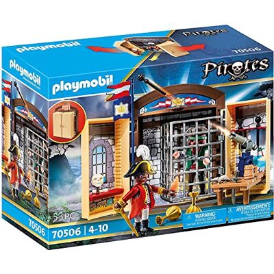 Playmobil 70506 Play Box 'Pirate et Soldat'- Les Pirates- Les Pirates- idée Cadeau prêt à Offrir Playmobil 70506 Play Box 'Pirate et Soldat'- Les Pirates- Les Pirates- idée Cadeau prêt à Offrir