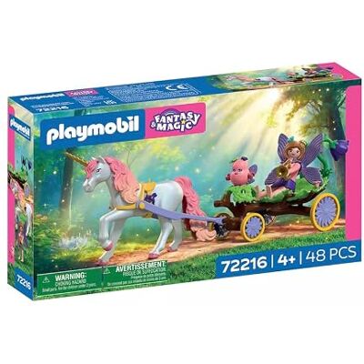 Playmobil Fantasy & Magic 72216 Carrossette licorne avec fée, joyling et élégante licorne pour enfants à partir de 4 ans Playmobil Fantasy & Magic 72216 Carrossette licorne avec fée, joyling et élégante licorne pour enfants à partir de 4 ans