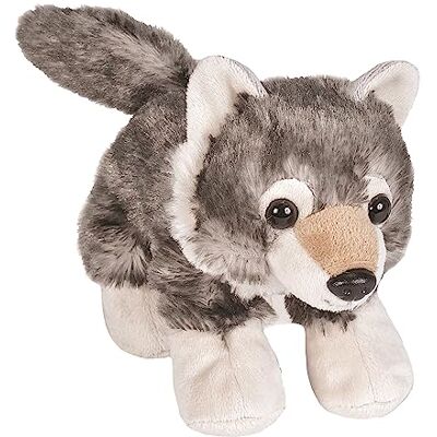 WILD REPUBLIC 16244 Peluche Hug'ems Loup 18 cm WILD REPUBLIC 16244 Peluche Hug'ems Loup 18 cm