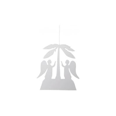 Flensted Mobiles Flensted Palm Angels Mobile en carton de couleur blanche, dimensions : hauteur : 9 cm, 686 Flensted Mobiles Flensted Palm Angels Mobile en carton de couleur blanche, dimensions : hauteur : 9 cm, 686