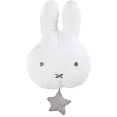 roba Peluche Musicale à Suspendre Lapin Miffy Doudou Aide au Sommeil Lavable Mécanisme Musical Amovible Gris/Blanc roba Peluche Musicale à Suspendre Lapin Miffy Doudou Aide au Sommeil Lavable Mécanisme Musical Amovible Gris/Blanc