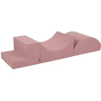 KiddyMoon Element Rampe/Semi-Rouleau/Marches Aire De Jeux En Mousse Pour Enfants, Bruyère KiddyMoon Element Rampe/Semi-Rouleau/Marches Aire De Jeux En Mousse Pour Enfants, Bruyère