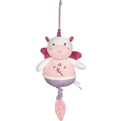 Gipsy TOYS – LICORNE – BOITE A MUSIQUE – PELUCHE MUSICALE GAMME « BAMBOO » 26 CM S/CARTE – ROSE– 1er AGE Gipsy TOYS – LICORNE – BOITE A MUSIQUE – PELUCHE MUSICALE GAMME « BAMBOO » 26 CM S/CARTE – ROSE– 1er AGE