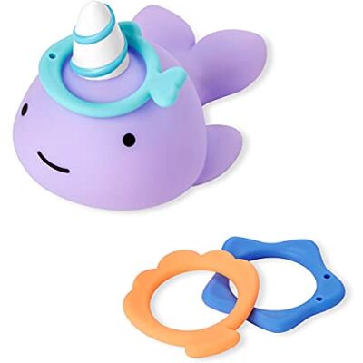 Skip Hop Zoo Jeu de bain Narval Jouet d'eau pour tout-petits à partir de 12 mois Skip Hop Zoo Jeu de bain Narval Jouet d'eau pour tout-petits à partir de 12 mois