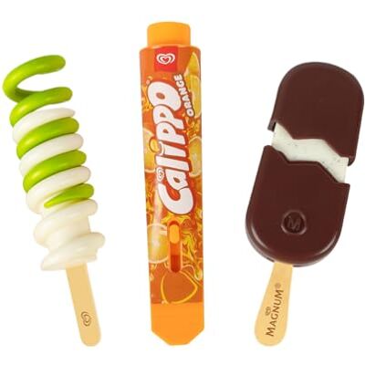 Casdon Ensemble officiel de glaces Frigo pour jeux de simulation. Comprend 3 glaces frigo de jouet. Idéal pour jeu de rôles. Convient aux enfants à partir de 2 ans Casdon Ensemble officiel de glaces Frigo pour jeux de simulation. Comprend 3 glaces frigo de jouet. Idéal pour jeu de rôles. Convient aux enfants à partir de 2 ans