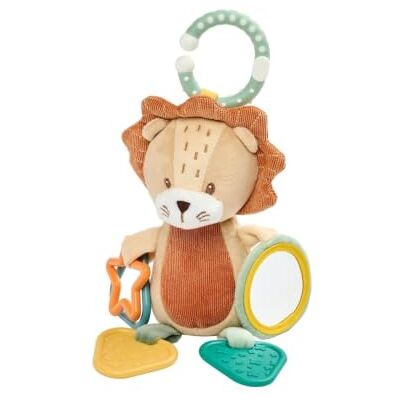 Nattou peluche d’activités lion Léon, jouet pour bébé, 20 cm Peluche douce pour bébé avec hochet, papier froissé et languettes à tirer, cadeau de naissance, cadeau maternité, multicolore Nattou peluche d’activités lion Léon, jouet pour bébé, 20 cm Peluche douce pour bébé avec hochet, papier froissé et languettes à tirer, cadeau de naissance, cadeau maternité, multicolore