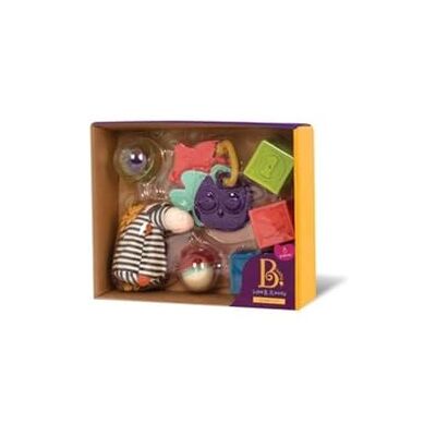 B. toys B. Jouets Ensemble de jeu sensoriel pour bébé Blocs de construction, balles, anneaux de dentition, zèbre en peluche Jouets pour nouveau-nés, bébés Wee B. Ready B. toys B. Jouets Ensemble de jeu sensoriel pour bébé Blocs de construction, balles, anneaux de dentition, zèbre en peluche Jouets pour nouveau-nés, bébés Wee B. Ready