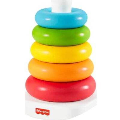 Fisher Price Eco Rock-A-Stack, Multicolore, 1 Unité (Lot de 1) Fisher Price Eco Rock-A-Stack, Multicolore, 1 Unité (Lot de 1)