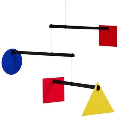 Flensted Mobiles Bauhaus Mobile suspendu en bois de hêtre 26 Flensted Mobiles Bauhaus Mobile suspendu en bois de hêtre 26