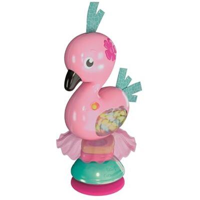 Clementoni Baby Fancy Flamingo, Hochet Interactif Flamant Rose avec Mélodies, Enfants 3 Mois+, Hochet avec Balles, Effets Sonores et Ventouse pour Moment Pappa, Stimule Sens et Manualité, 17492 Clementoni Baby Fancy Flamingo, Hochet Interactif Flamant Rose avec Mélodies, Enfants 3 Mois+, Hochet avec Balles, Effets Sonores et Ventouse pour Moment Pappa, Stimule Sens et Manualité, 17492