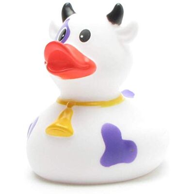 Duckshop I Canard de bain I Vache violette I Canard couineur L : 8 cm Duckshop I Canard de bain I Vache violette I Canard couineur L : 8 cm