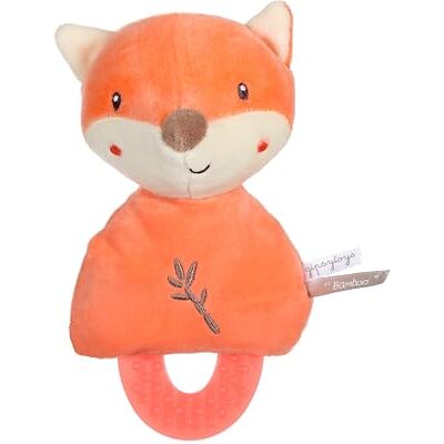 Gipsy TOYS – DOUDOU DE DENTITION RENARD – GAMME « BAMBOO » 17 CM S/CARTE – ORANGE ET BEIGE– 1ER AGE Gipsy TOYS – DOUDOU DE DENTITION RENARD – GAMME « BAMBOO » 17 CM S/CARTE – ORANGE ET BEIGE– 1ER AGE