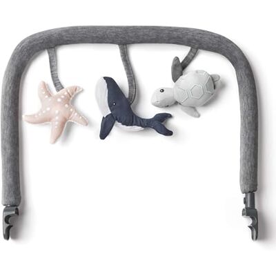 Ergobaby Arche de jeu Evolve Bouncer, accessoire de balançoire 3 en 1 pour nouveau-nés dès la naissance, Ocean Wonders Charcoal Ergobaby Arche de jeu Evolve Bouncer, accessoire de balançoire 3 en 1 pour nouveau-nés dès la naissance, Ocean Wonders Charcoal