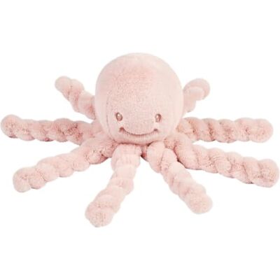 Nattou Lapidou Doudou Peluche pieuvre pour nouveau-né Doudou pieuvre 22 cm Rose poudré Nattou Lapidou Doudou Peluche pieuvre pour nouveau-né Doudou pieuvre 22 cm Rose poudré