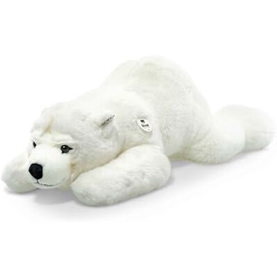 Steiff Peluche Arco l'ours polaire, Adorable compagnon avec yeux en plastique, Enfants, garçons et filles, 90 cm, Blanc, 115134 Steiff Peluche Arco l'ours polaire, Adorable compagnon avec yeux en plastique, Enfants, garçons et filles, 90 cm, Blanc, 115134