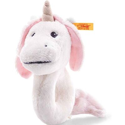 Steiff Unica Babe 241819 Bague de préhension avec hochet 14 cm pour bébé Doux Cuddly Friends Doux et lavable Blanc Steiff Unica Babe 241819 Bague de préhension avec hochet 14 cm pour bébé Doux Cuddly Friends Doux et lavable Blanc