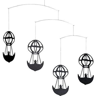 Mobile Ballons Noirs Flensted Mobiles - Art décoratif Hans Christian Andersen Mobile Ballons Noirs Flensted Mobiles - Art décoratif Hans Christian Andersen