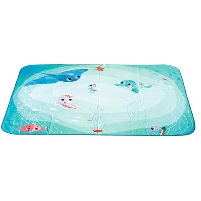 Tiny Love Tapis de Pique-Nique Extérieur XL Treasure the Ocean, Tapis d'Éveil pour Enfants, Tapis d'Éveil Imperméable, Tapis d'Éveil Bébé, dès la Naissance Tiny Love Tapis de Pique-Nique Extérieur XL Treasure the Ocean, Tapis d'Éveil pour Enfants, Tapis d'Éveil Imperméable, Tapis d'Éveil Bébé, dès la Naissance
