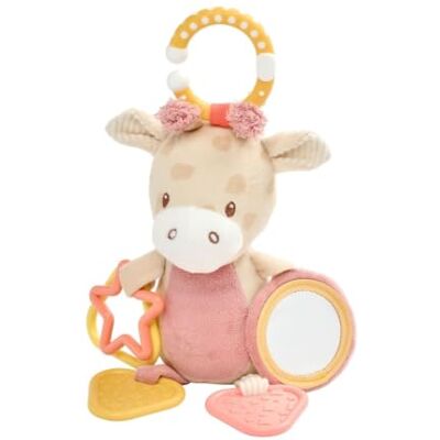 Nattou peluche d’activités girafe Gina, jouet pour bébé, 20 cm Peluche douce pour bébé avec hochet, papier froissé et languettes à tirer, cadeau de naissance, cadeau maternité, multicolore Nattou peluche d’activités girafe Gina, jouet pour bébé, 20 cm Peluche douce pour bébé avec hochet, papier froissé et languettes à tirer, cadeau de naissance, cadeau maternité, multicolore