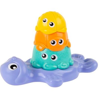 Playgro 123 Stack Me Seal Gobelets de bain empilables pour bébé Jouet sensoriel avec animaux marins et phoque flottant Motricité et jeu avec de l'eau Playgro 123 Stack Me Seal Gobelets de bain empilables pour bébé Jouet sensoriel avec animaux marins et phoque flottant Motricité et jeu avec de l'eau