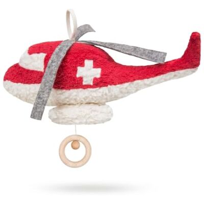 Efie Boîte à musique bio hélicoptère 100 % coton (kbA) Fabriquée à la main en Allemagne Mécanisme mécanique Jouet durable pour bébé (Au Clair) Efie Boîte à musique bio hélicoptère 100 % coton (kbA) Fabriquée à la main en Allemagne Mécanisme mécanique Jouet durable pour bébé (Au Clair)