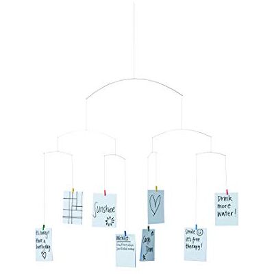 Flensted Mobiles Flensted Mobile fabriqué en plastique de couleur blanche avec motif Memory 8, design Ryusaku Kawashima, dimensions (l x H) : 55 x 90 cm, 419B Flensted Mobiles Flensted Mobile fabriqué en plastique de couleur blanche avec motif Memory 8, design Ryusaku Kawashima, dimensions (l x H) : 55 x 90 cm, 419B