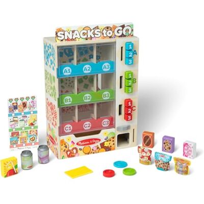 Melissa & Doug Sort, Stock, Select Distributeur automatique en bois pour garçons et filles de 3 ans et plus, comptoir sandwich Melissa & Doug Sort, Stock, Select Distributeur automatique en bois pour garçons et filles de 3 ans et plus, comptoir sandwich