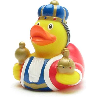Duckshop König Canard de bain I Canard de bain I L 8,5 cm I Porte-clés canard de bain inclus Duckshop König Canard de bain I Canard de bain I L 8,5 cm I Porte-clés canard de bain inclus
